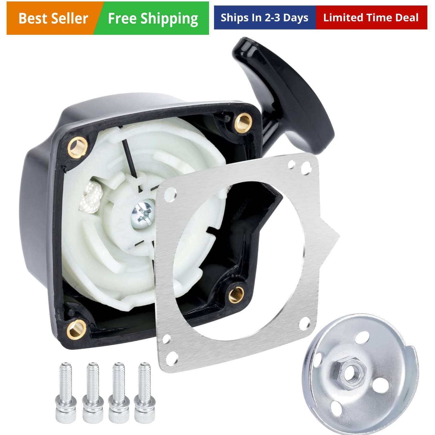 Recoil Pull Starter Replacement for 43cc 49cc Pocket Bike Ga