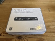 Klark Teknik DN32-Live USB 2.0 Recording Playback Card SD/SDHC