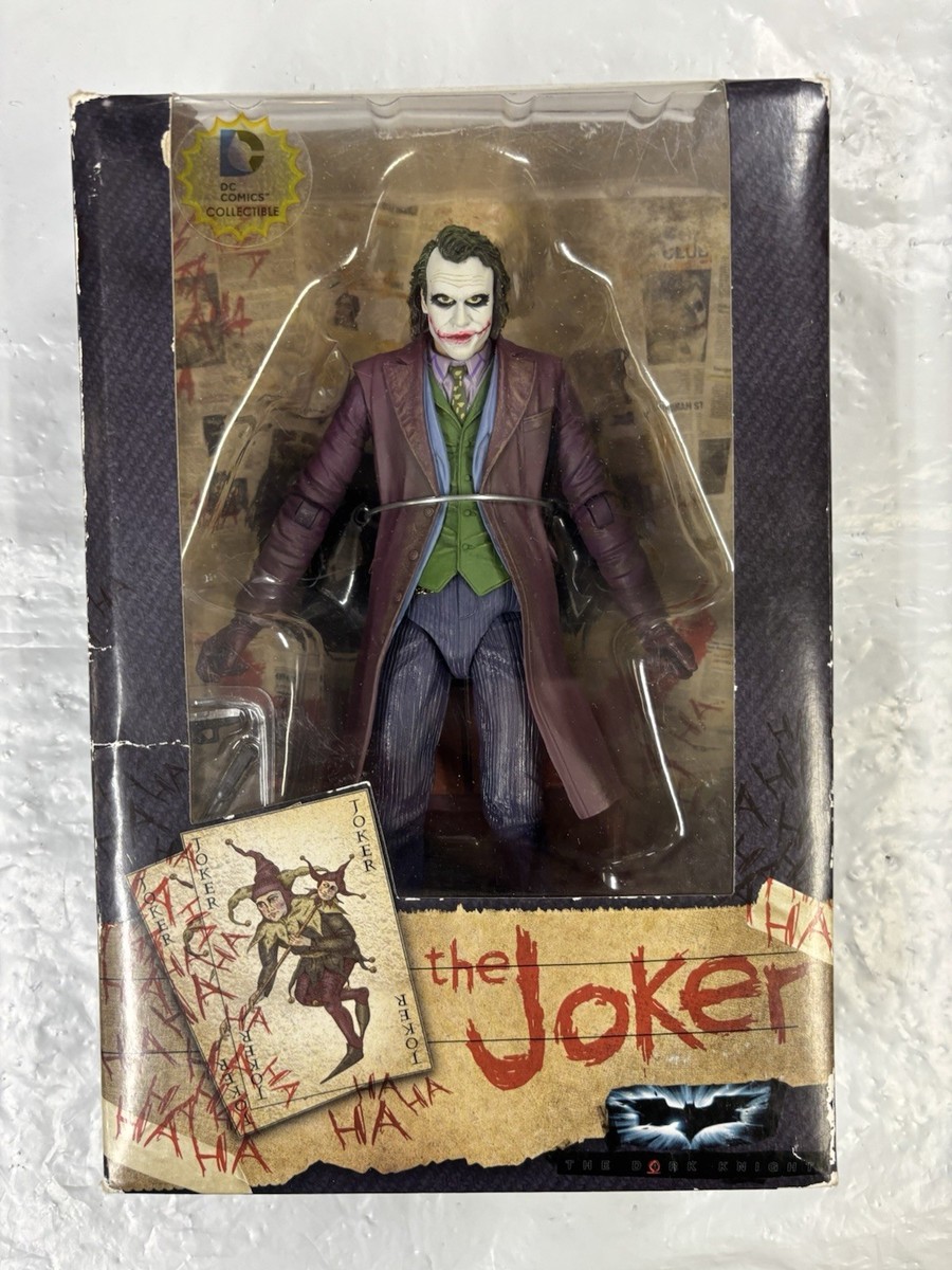 NECA The Dark Knight Heath Ledger Joker 7 inch Action Figure New