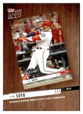 2020 Topps #BTN-3 Juan Soto Best of Topps Now