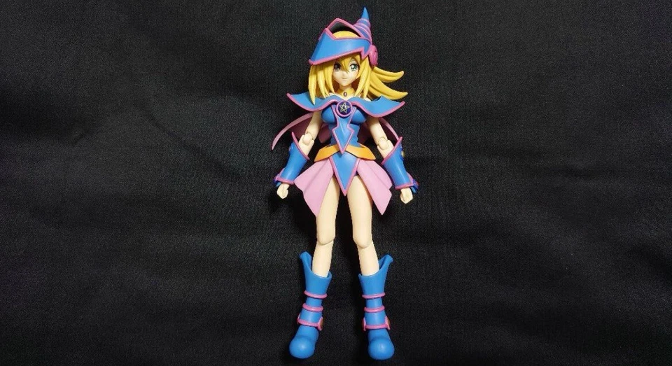 Figma 313 Yu-Gi-Oh! 深黑色魔术师女孩玩具人偶 JP 全新 — 第 3/4 张图片
