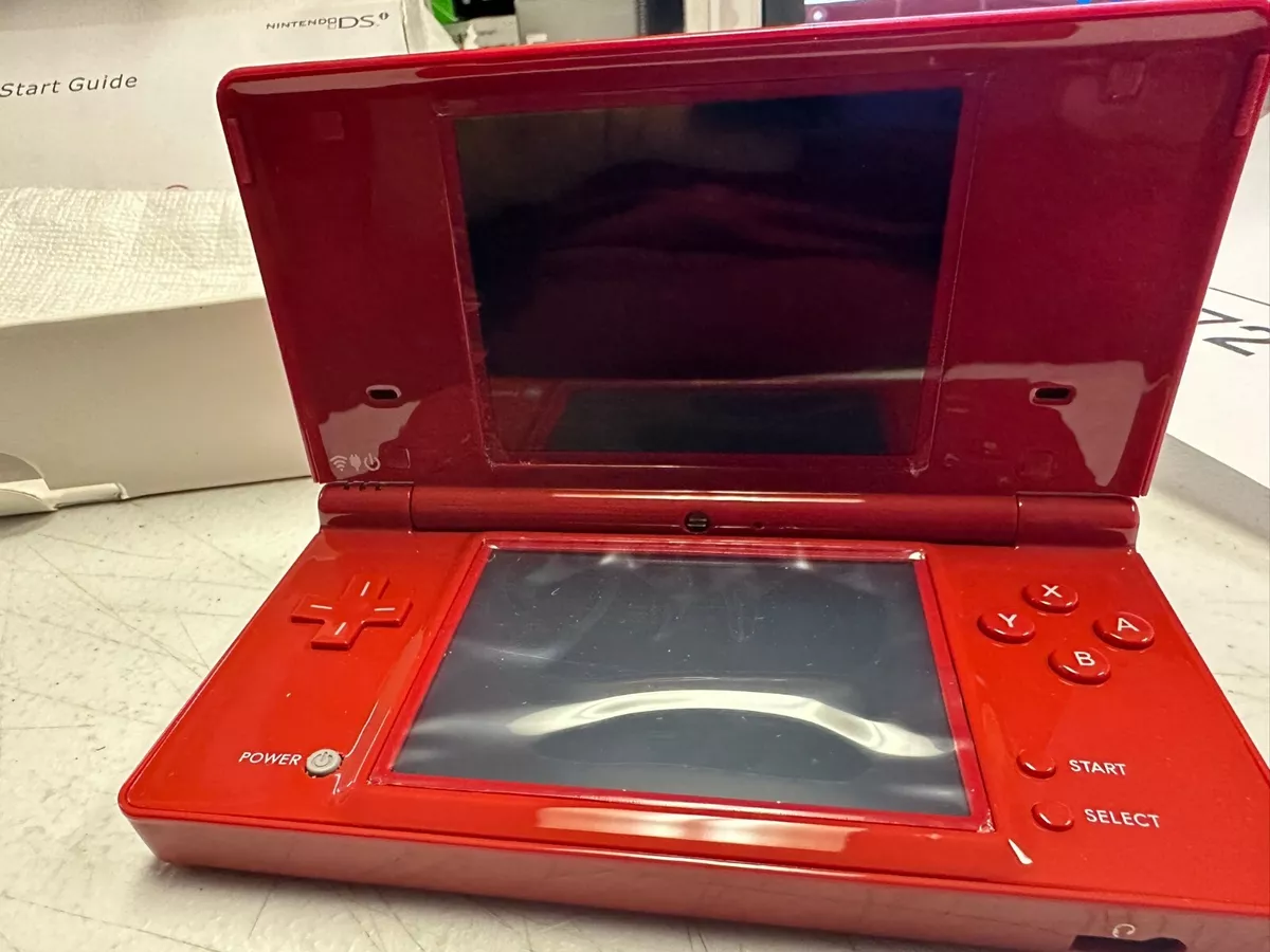 Nintendo DSi Console w/ Charger Tested Working Read, Matte Red