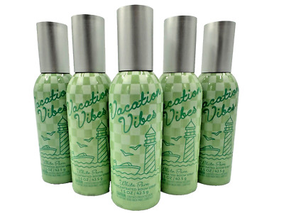 Bath & Body Works LOT 5 White Barn Vacation Vibes Concentrated Room Sprays 1.5