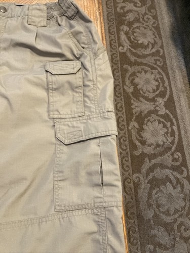 5.11 TACTICAL TACLITE PRO # 74273 MENS CARGO PANTS STONE 30 X 34 ( 30 ) - Picture 2 of 7