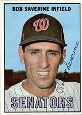 1967 Topps 27 Bob Saverine EX-MT #D320875