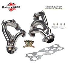 For 96-01 Chevy S10 Blazer Sonoma 4.3l V6 4wd Stainless Exhaust Headers Polished For 96-01 Chevy S10 Blazer Sonoma 4.3l V6 4wd Stainless Exhaust Headers Polished