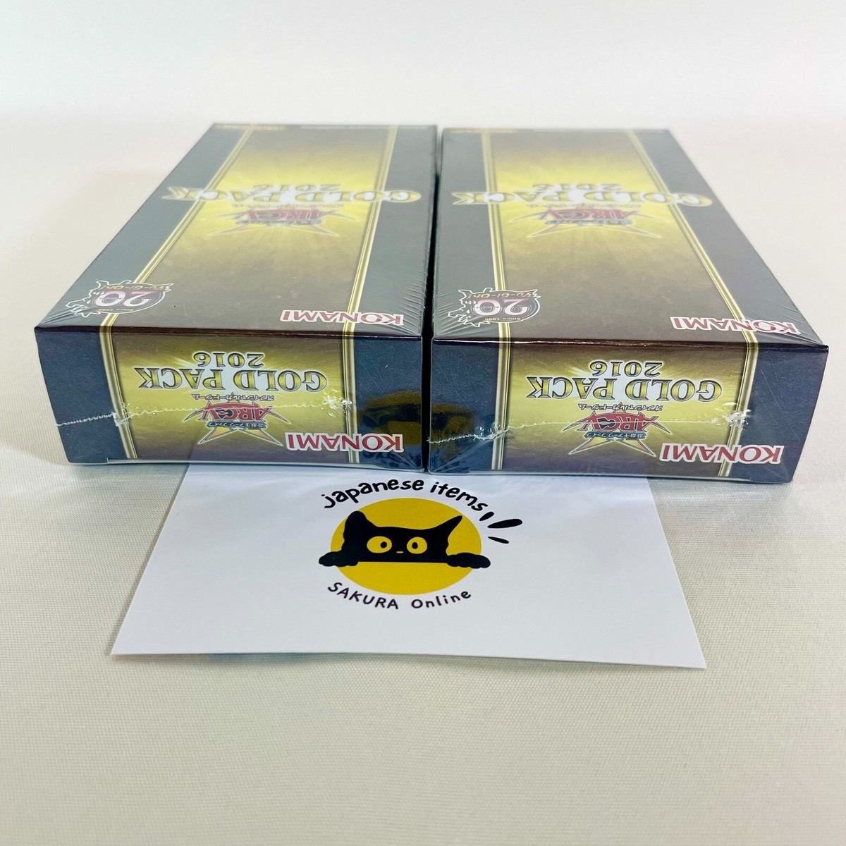 Yu-Gi-Oh! ARC-V OCG GOLD PACK 2016 20th Anniversary Sealed Box x2