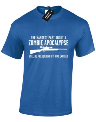 HÄRTESTES TEIL ÜBER ZOMBIE APOKALYPSE HERREN T-SHIRT DIXON WALKER LUCILLE TERMINUS