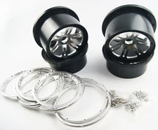 Half Alloy Wheels for HPI Rovan KM Baja 5t SC Buggy Truck