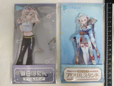 Hololive x LAWSON Shishiro Botan Acrylic stand 2 types bundle 2024 July