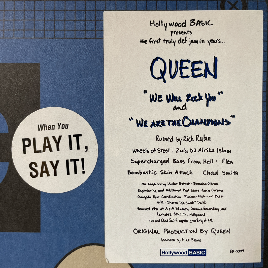 Queen - We Will Rock You / We Are The Champions Rick Rubin Remix
