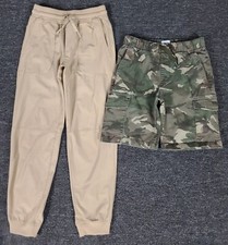 Boys Clothing Lot 10/12 Old Navy Camo Shorts  Wonder Nation Jogger School Pants