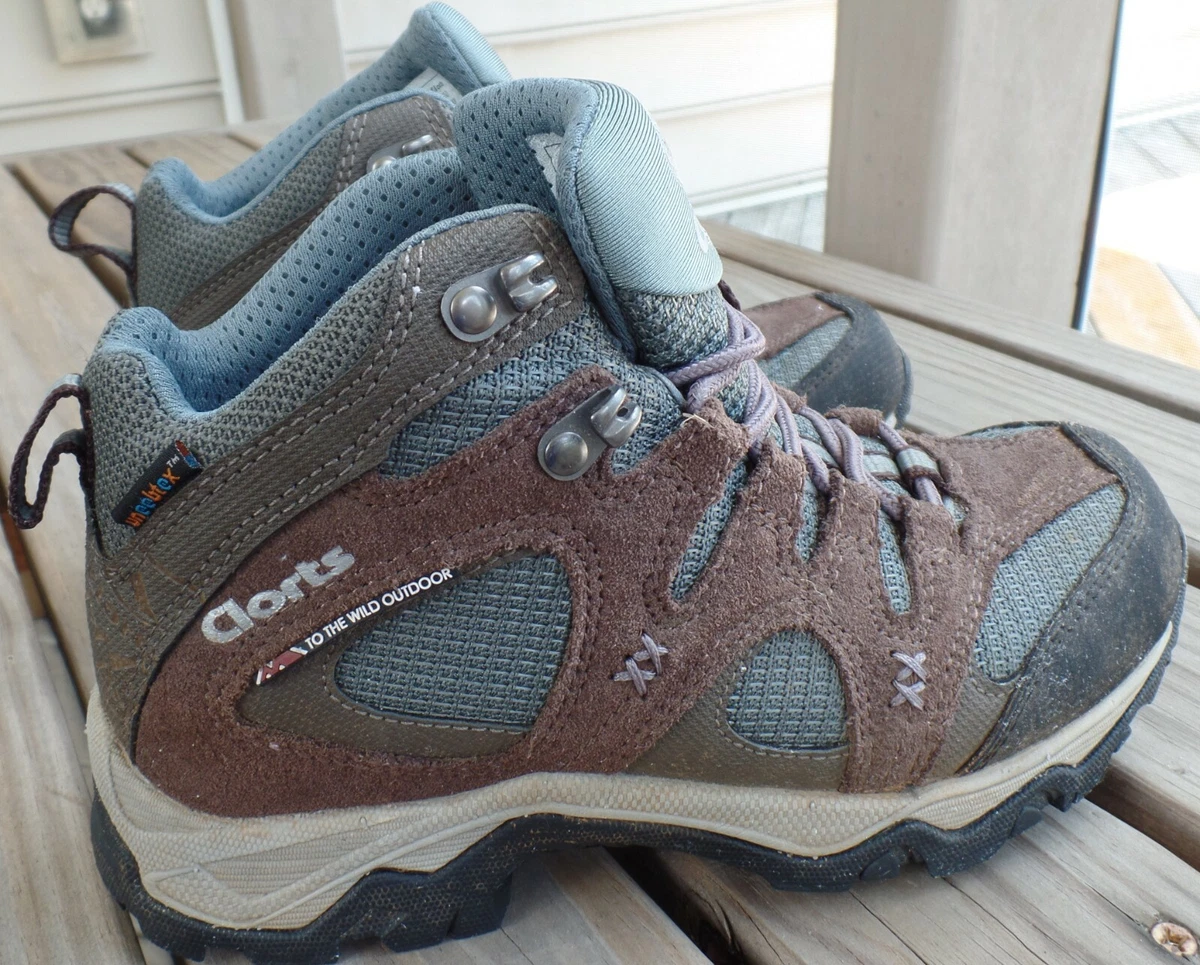 CLORTS HKM 8201 MID WATERPROOF HIKING TRAIL BOOTS GIRLS WOMENS SZ