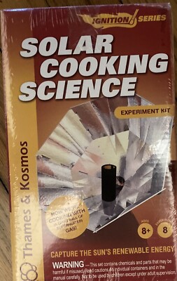 Thames & Kosmos Sun Ignition Series Solar Cooking Science Experiment Kit NEW