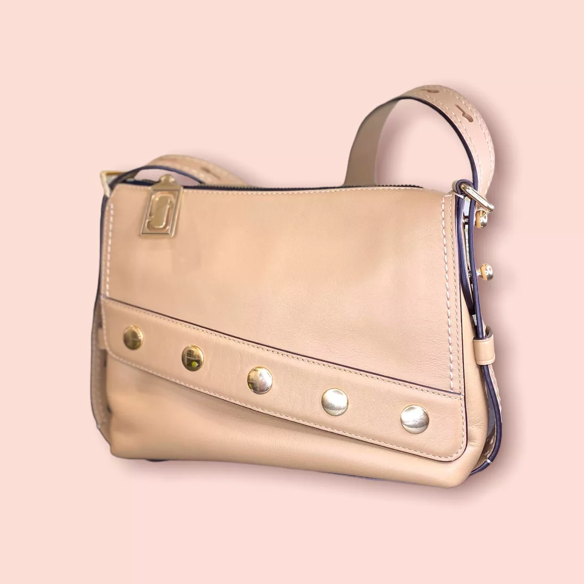 Marc Jacobs Luxury Leather Downtown Crossbody Bag Designer