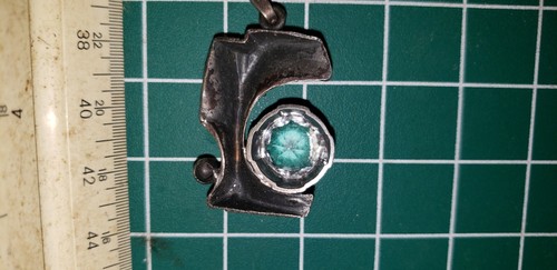Sterling Silver 6 Gm Pendant With Clear Stone - Picture 4 of 6
