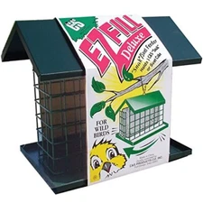  Wild Bird EZ Fill Deluxe Single Snak/Suet Feeder with Deluxe Feeder 1-Pack