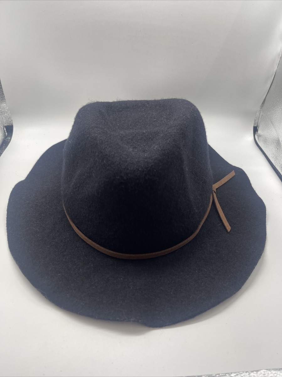 Brixton Valley Fedora Wool Hat In Black One Size New | eBay display picture 3