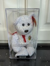 TY Beanie Baby - DECADE the Bear (White Version) (8.5 inch)