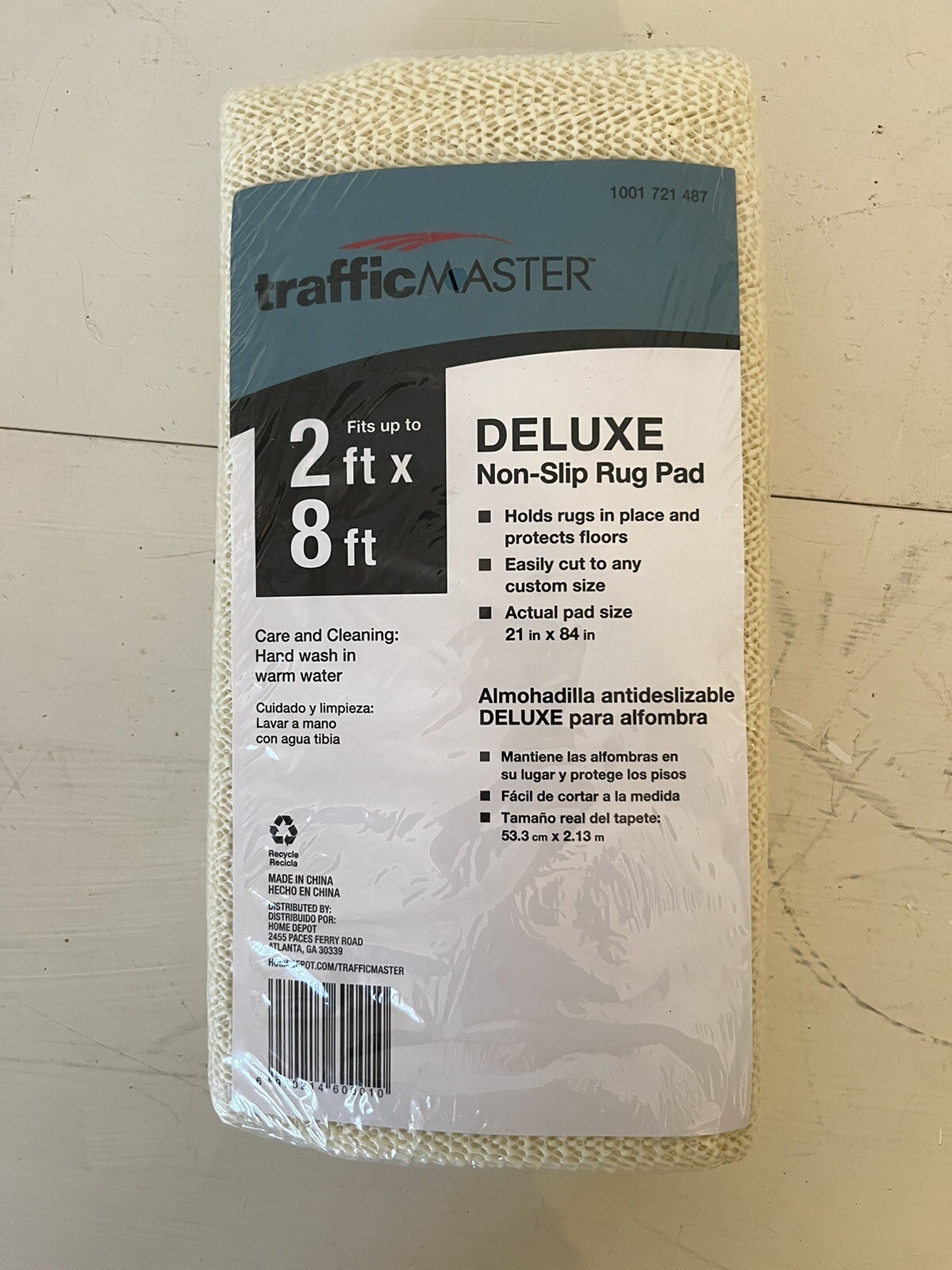 TRAFFIC MASTER DELUXE RUG GRIPPER PAD 2' x 8' 21" x 84" 6970214600010