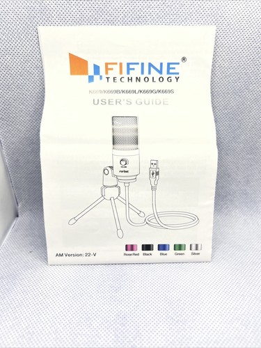 FIFINE K669 USB MICROPHONE WITH VOLUME DIAL FOR STREAMING, VOCAL RECORDING - Picture 6 of 7