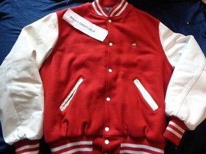 apple logo jacket