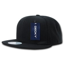 New Decky 6020 Snapback Hat Acrylic Blank Fla...