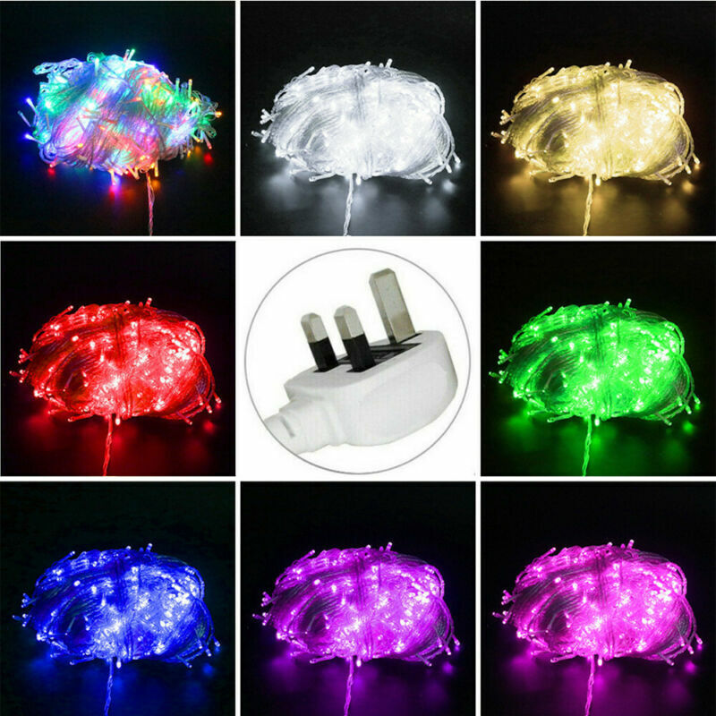 ⭐101000 LED Fairy String Lights Clear Cable for Christmas Tree Indoor