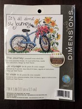 Dimensions - The Journey - Cross Stitch kit 65017 - Bicycle Sunflowers