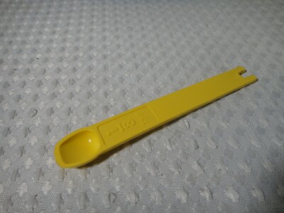 Tupperware Measuring Spoon Replacement 1/8 Tsp Yellow #1266
