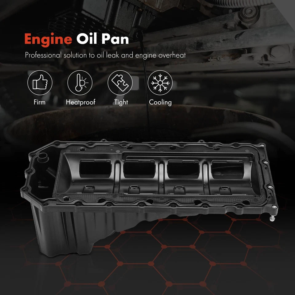 Pan de aceite del motor para Jeep Grand Cherokee 2016-2021 Dodge Durango 2016-2024 V8 5,7 L Foto 3 de 4