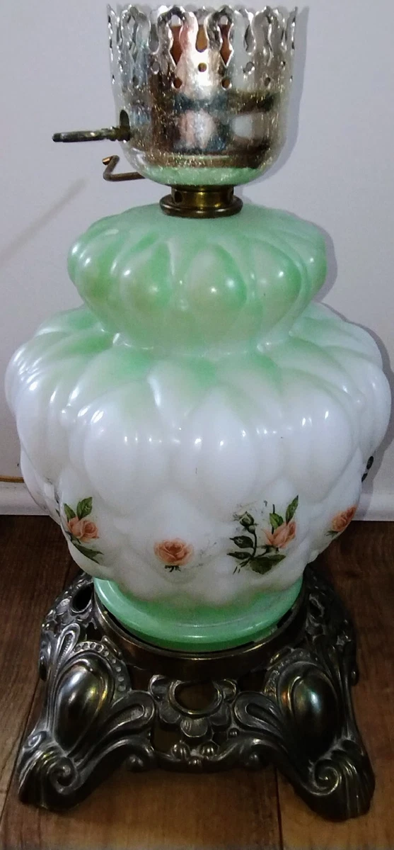 Gone with the wind on sale hurricane lamp green