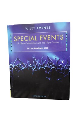 Special Events: A New Generation and the Next Frontier | Goldblatt | Textbook
