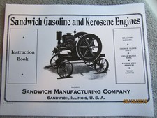 1919 Sandwich Gas Engine Instruction Manual