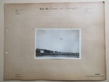 photo ancienne d'époque.1919.Le Bourget .terrain d'Aviation.Zeppelin. Dirigeable