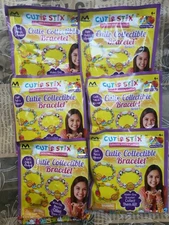Lot of 6 CUTIE STIX CUTIE COLLECTIBLE BRACELET SERIES 1 BLIND BAG New
