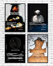 PartyNextDoor album prints song music wall art posters A2 A3 A4 8x10 5x7 in