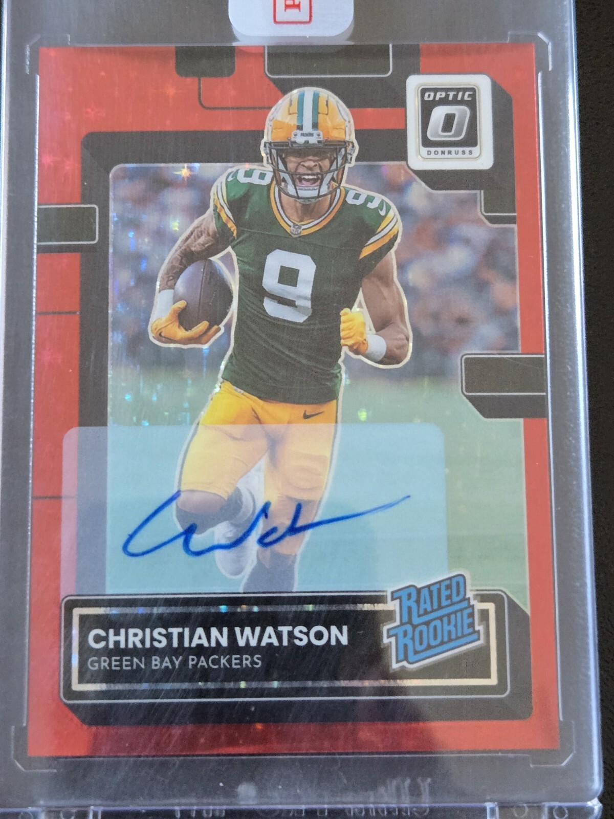 2022 Panini Donruss Optic Christian Watson Red Stars Auto 7/11 🔥🔥🔥