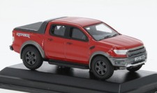 Oxford Diecast Ford Ranger Raptor Race Red 1:76 Scale Diecast Car in Box