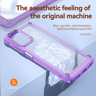 For Motorola Moto G Play (2024), Luxury Shockproof Hybrid Clear Case Cover