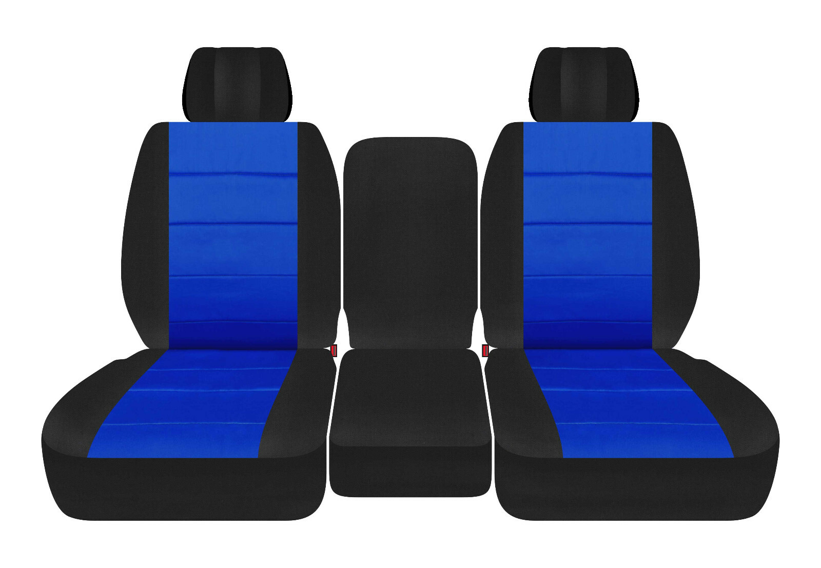 Black & Dark Blue Truck Seat Covers for Dodge Ram 1500/2500 2011-2018