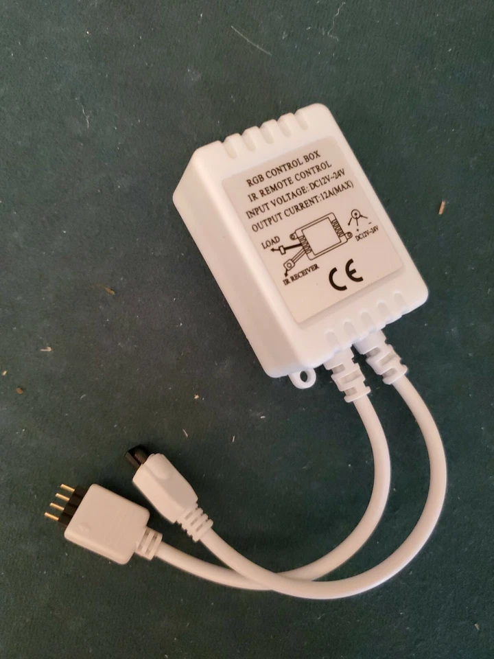 44 Key IR Remote Controller 3528 5050 RGB LED Strip Light 12V 2A Power Supply - Image 2 of 4