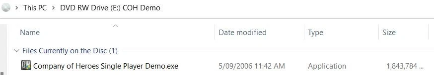 Company of Heroes Demo Disc PC DVD-Rom (2006) Disc Only - Image 3 of 3