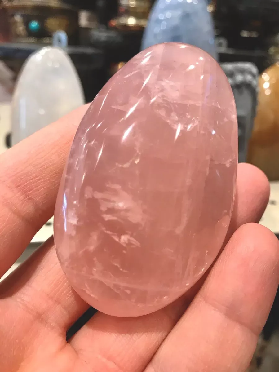 Rose Quartz Crystal Stone Rock Healing Crystals Yoga Reiki Meditation 3  ZENDA