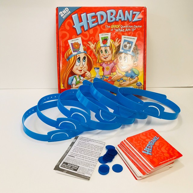 Hedbanz Card Question Board Game 2nd Edition Headbands Headbanz What am