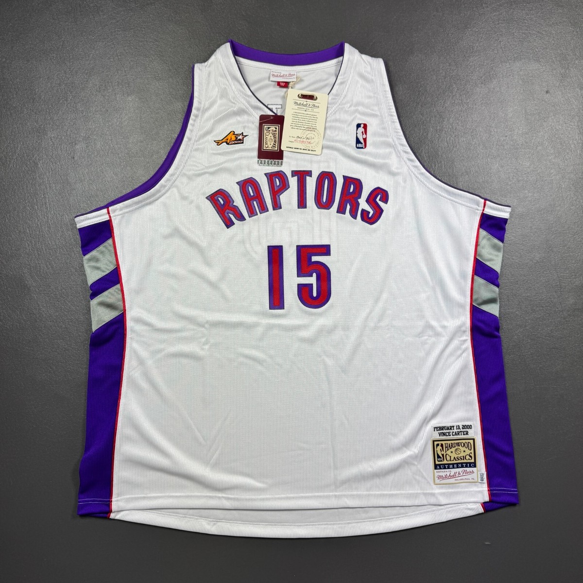 100% Authentic Vince Carter Mitchell & Ness 2000 All Star Raptors