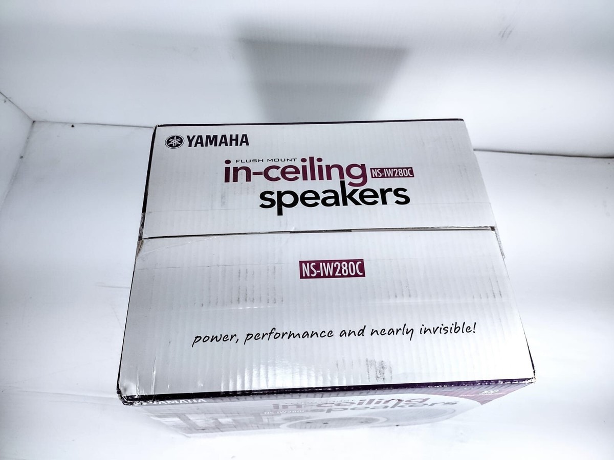 Yamaha 8 3 Way In Ceiling Speakers Pair White Shelly Lighting