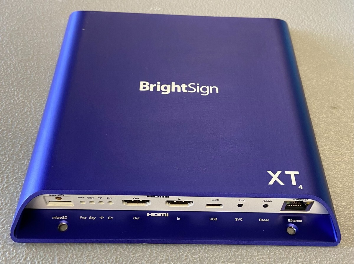 BrightSign XT244 メディアプレーヤー BrightSign XT4シリーズ
