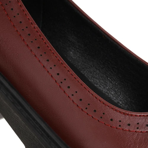 Zapatos de salón Lolita gruesos de tacón bajo Mary Jane con hebilla y punta redonda con moño para mujer - Imagen 12 de 16