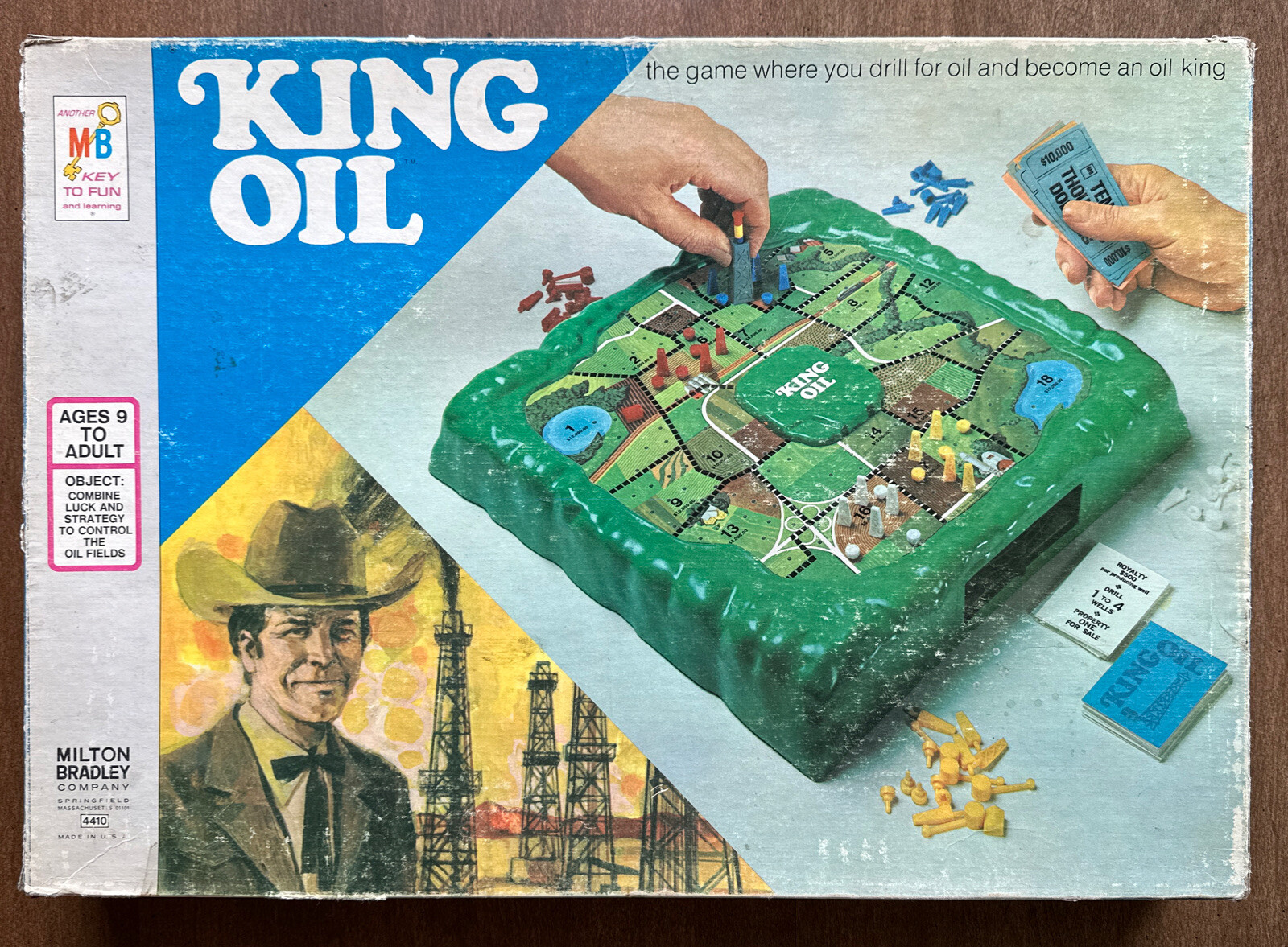 1974 King Oil Board Game by Milton Bradley Complete Vintage eBay